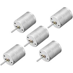 uxcell High Speed Motor DC 8V 7800-7900RPM for DIY RC Cars Remote Control 5 Pcs