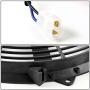 (Pack of 2) 16 Inch High Performance 12V Electric Slim Radiator Cooling Fan w/Mounting Kit - Black
