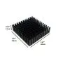 Easycargo 40mm Heatsink Kit 40x40x11mm + 3M 8810 Thermal Conductive Adhesive Tape, Cooler Heat Sink for Cooling 3D Printer, TEC1-12706 Thermoelectric Peltier 40mmx40mmx11mm (Black, 4)