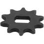 Alomejor 2Pcs 10 Teeth Motor Gear Sprocket 420 Model Steel Motor Chain Sprocket with 12x17mm Inner Hole for Electric Scooter