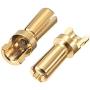 uxcell 3.5 mm Bullets Connector Gold Plated Banana Plugs Male for RC Battery ESC Motor 4pcs