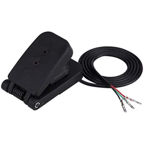 ATV Foot Pedal Electric Motorcycle Foot Brake Pedal Black Plastic ATV Foot Accelerator Throttle Speed Control Brake Pedal for Go Kart Electric Bikes Scooters ATV