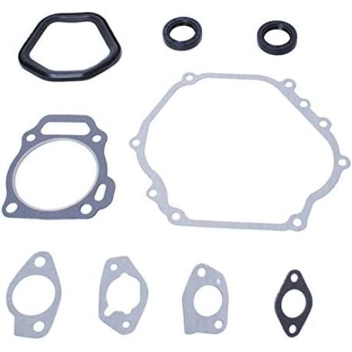 Podoy Gx390 Gasket Cylinder Head Exhaust Muffler with Crankcase Oil Seal for Compatible with 13hp Engine