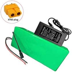 Wnicek 48V 6Ah E-Bike Li-ion Battery 13S 2P 6000mAh Battery Pack for 200W 350W 500W 750W 850W 1000W Bike Motor for MTB Electric Tricycles Electric Scooters with BMS + Charger
