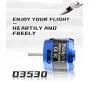 Hobbyhh Brushless Motor, 3530 910kv Durable Metal Brushless Motor Power 500W High Efficiency Compatible for DIY RC Glider Aircraft Plane and UAV