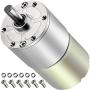 PLUMIA DC 24V 30RPM Gear Motor Centric Output Shaft 37mm Diameter Gearbox High Torque Electric Micro Speed Reduction Geared Motor