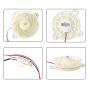 DA31-00287B Refrigerator Evaporator Fan Motor Compatible with Sam-Sung Refrigerator Replaces DA96-00968A DA31-00334A PS9494284 3954921 AP5948644