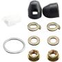 E-Bike Hub Motor Screw 12/14mm Shaft Screw Cap Washer/Spacer/Nut Cover Electric Bike Hub Lock for 500-5000 Watt Motors