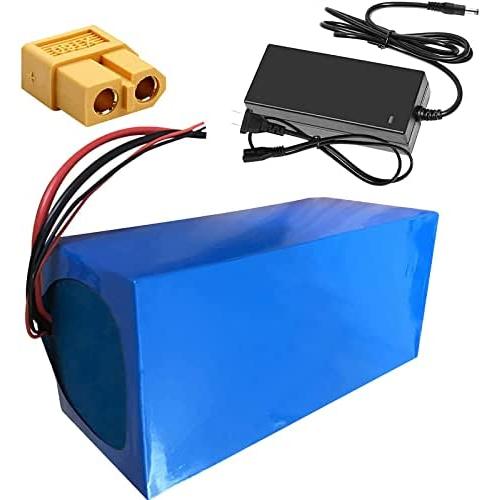 Jieoto 72V E-Motorcycle Lithium Battery 20Ah 30Ah 40Ah Li-ion Battery Pack Built-in 30A-50A BMS Battery with Charger for Electric Scooter Electric Bike Mopeds Electric Tricycle
