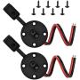 Trolling Motor Plug and Receptacle - iGreely 2Pack Weatherproof SAE Socket Sidewall Port, SAE Quick Cable Connect Solar Panel Mount for Motorcycle RV Marine Boat Car DIY and More 12AWG 1ft/30cm