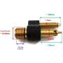 ITACO Boat Motor Moeller Marine Fuel Fitting Tank NPT 1/4