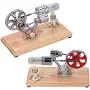 Stirling Engine Model Kit, Simple to Operate Stainless Steel Smoother Operation Zinc Alloy Multi Purpose Stirling Engine Motor Toy