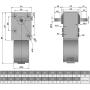 Fielect DC Worm Geared Motor 24V 30RPM High Torque Electric Gear Motor Turbine Worm Gear Box Reduction Motor, Double Shaft GW600