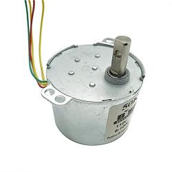 50KTYZ 110V 20rpm Bringsmart AC Gear Motor Low Noise AC Synchronous Motor Slow Speed Reducer Motor CW/CCW for Barbecue Motor