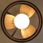 Ceiling Fan With Light Remote Control, Home Cage Ceiling Fan Light With Reversible 6-Speed Motor, Suitable For Bedroom, Living Room, Kitchen, Porch, etc. (With LED Light Source)