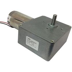 BEMONOC 24V Low Speed 10rpm High Torque 260kg.cm Worm Gear-box Motor for Electric Industry Machine Application and DIY Engine