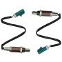 Oxygen O2 Sensor Front Rear Upstream Downstream 15716 15717 15718 15719 Compatible with Ford Jauar Lincoln Mazda Mercury 2 pcs