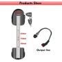Jieoto 24V 36V 48V E-Bike Water Bottle Battery Waterproof Li-ion Battery Pack Fits for 200W 250W 400W 500W 750W 1000W E-Bike Motors with Charger and T Output Line