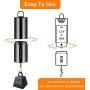 4 Pack Wind Spinner Motor Hanging Display Motor Battery Operated 20 RPM Rotating Motor Multi-Purposes for Wind Spinner Mobile Yard Decor Hanging Ornament Outdoor Sculptures-Medium Speed (4 Pcs Black)