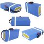 Grideto E-Bike Battery, 36V 20AH Waterproof PVC Battery Pack,Lithium Ion Battery Pack with BMS Protection and 3A Charger, for 200W 250W 350W 500W Motor