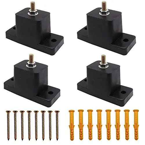 4 Pack Anti-Vibration Air Conditioner Mounting Bracket Shock-Proof Pads Rubber Vibration Isolator Mounts for Outdoor Air Conditioner Accessories 4 Pack Anti-Vibration Air Conditioner Mounting Bracket Shock-Proof Pads Rubber Vibration Isolator Mounts for Outdoor Air Conditioner Accessories