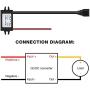 2 Pieces DC Converter 12V to 5V 3A 15W DC Buck Converter Module, DC to DC Reduced Voltage Regulator Car Power Converter Output Power Adapter (Double USB Interface)
