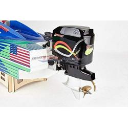 Vehicles-OCS TFL Outboard Gear Drive System/Boat Tail Machine with Gear Drive 3660 / 2075KV SSS Motor w/o Prop. for P1 F1 Warrior RC Boat