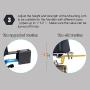 UJV Ufairy WiFi 3rd Generation Smart Water Valve Shutoff Manipulator Domotique Valve Controller Compatible with Alexa Google No Hub Required Black 31x15x75cm GR-W-105