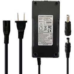 58.8V 4A Fast Battery Charger for 48V (51.8V 52V) 14S Lithium Battery Pack with DC 5.5x2.1mm / 5.5x2.5mm Plug