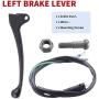 CNCMOTOK Left Brake Lever fit for GY6 50cc 125cc 150cc 139QMB 157Q Roketa Jonway Taotao Chinese Scooter Moped Parts