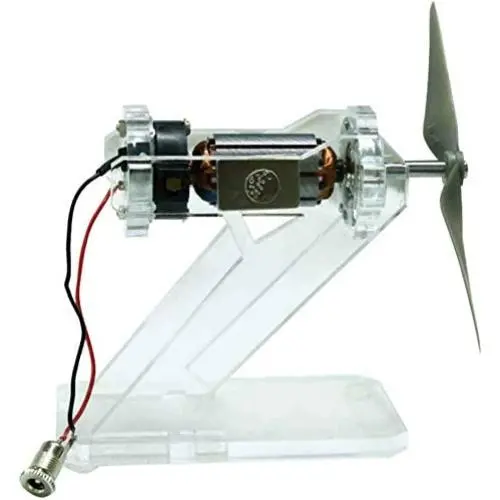 12V High-Speed Motor - Brushed Motor with Fan Blades, Strong Magnetic Force, Fast Speed, for Circuits Experiments Educational Science Creative Gift 12V High-Speed Motor - Brushed Motor with Fan Blades, Strong Magnetic Force, Fast Speed, for Circuits Experiments Educational Science Creative Gift