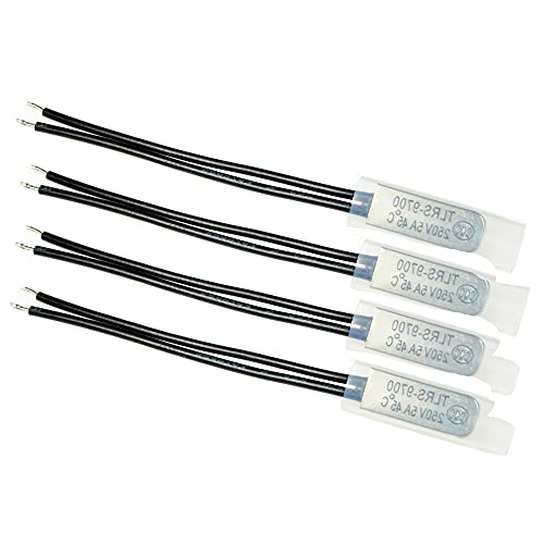 1PC 15C 20C 25C 30C 35C NC Normally Closed NO Normally Open Thermal Switch Temperature Sensor Switches Thermostat Control 5A 250V-20C,NC (Normally Closed)