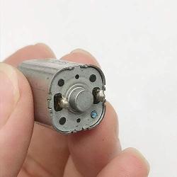 Xuulan Xianglaa-Motor Large Torque 6-Pole Rotor Motor, Micro 15 * 15MM Square DC Motor, for Rearview Mirror, DC 12V 6V-24V 6500RPM,