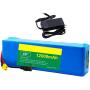 YXDFG 48V 12Ah Lithium Ion Ebike Battery,13S3P 12000 Mah Battery Pack, with BMS + 54.6V 2A Charger,for 350W 500W 750W 1000W Motor E-Bike Electric Bicycle Scooter