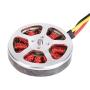 Brushless Motor, 5010-360KV 1PCS Metal Outdoor Big Load Multiaxis Thick Line Hollow Cover Double Bearing Brushless Motor(Negative Tooth)