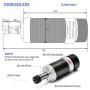Daedalus CNC Brushless Spindle Motor Kit, 400w, ER16, 48V DC, 12000RPM
