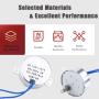 1 Piece 4 Sizes AC 100V-127V 4W 50/60Hz Synchronous Motor (15-18RPM)