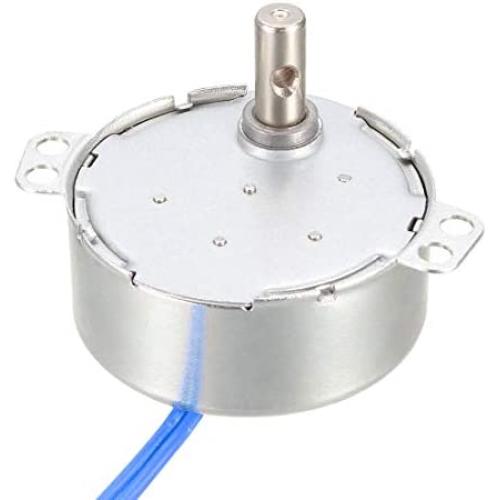 uxcell Synchronous Motor AC 100-127V 15-18RPM 50-60Hz CCW/CW 4W Turntable Gear Box for Microwave Oven