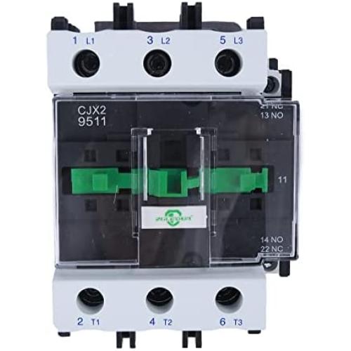 ZGLEDUN AC contactor 127V Coil 50/60Hz 3 Pole Motor Contactors 50A Large