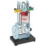 4 Stroke Internal Combustion Engine Model Diesel Engine Model Four-Stroke Single-Cylinder Diesel Engine Model for Physics Mechanics Experiment Teaching Instrument