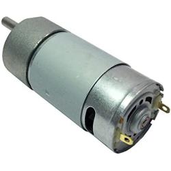TSINY Replacement 12V DC Gear Motor 280RPM Electric Geared Motor 37mm Diameter