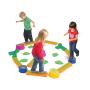 edxeducation Step-a-Forest - in Home Learning Supplies for Kids Physical Play - 22 Piece Obstacle Course - Indoor and Outdoor - Exercise and Gross Motor Skills