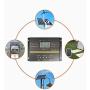 MHJYD 80A PWM Solar Charge Controller 12V 24V LCD Display PV Battery with 5V USB Solar Charger Regulator (Color : Black, Size : 80A)