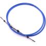 ABA-CABLE-08-GY Outboard Engine Remote Control Throttle Shift Cable 8ft for Yamaha Boat Motor Steering System 2.438m Blue, Universal Type 3300/33C