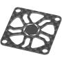 RiToEasysports RC Motor Cooling Fan Cover Carbon Fiber Regulating Fan Protection Cover(30mm)