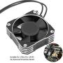hightseck 21000RPM RC Motor Cooling Fan, 8.5V 35MM Brushless RC Motor Heatsink, ESC Cooling Fan Heat Dissipation for 1/10 1/12 1/8 RC Car Sensored Brushless Motor(Silver)