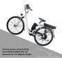 36V 10Ah E-Bike Lithium-Ion Battery, with 42V 2A Charger, Replacement Battery Pack for 250W-750W Motors, Built-in 30A BMS Board
