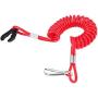 Boat Engine Motor Kill Stop Switch, Outboard Engine Ignition Emergency Kill Stop Switch Key Lanyard Rope Clip (for All Series)