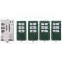 Calvas AC 220V Motor RF Wireless Remote Control Switch 220V UP&DOWN 4PCS Remote controller Motor Forwards Reversing Remote Switch