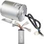 BestEquip Electric DC Motor, 2KW 48V Brushless Motor Kit 4300rpm High Speed Electric Scooter Motor for Bicycle Motorcycle with Mounting Bracket, Speed Controller, Throttle, Keylock…